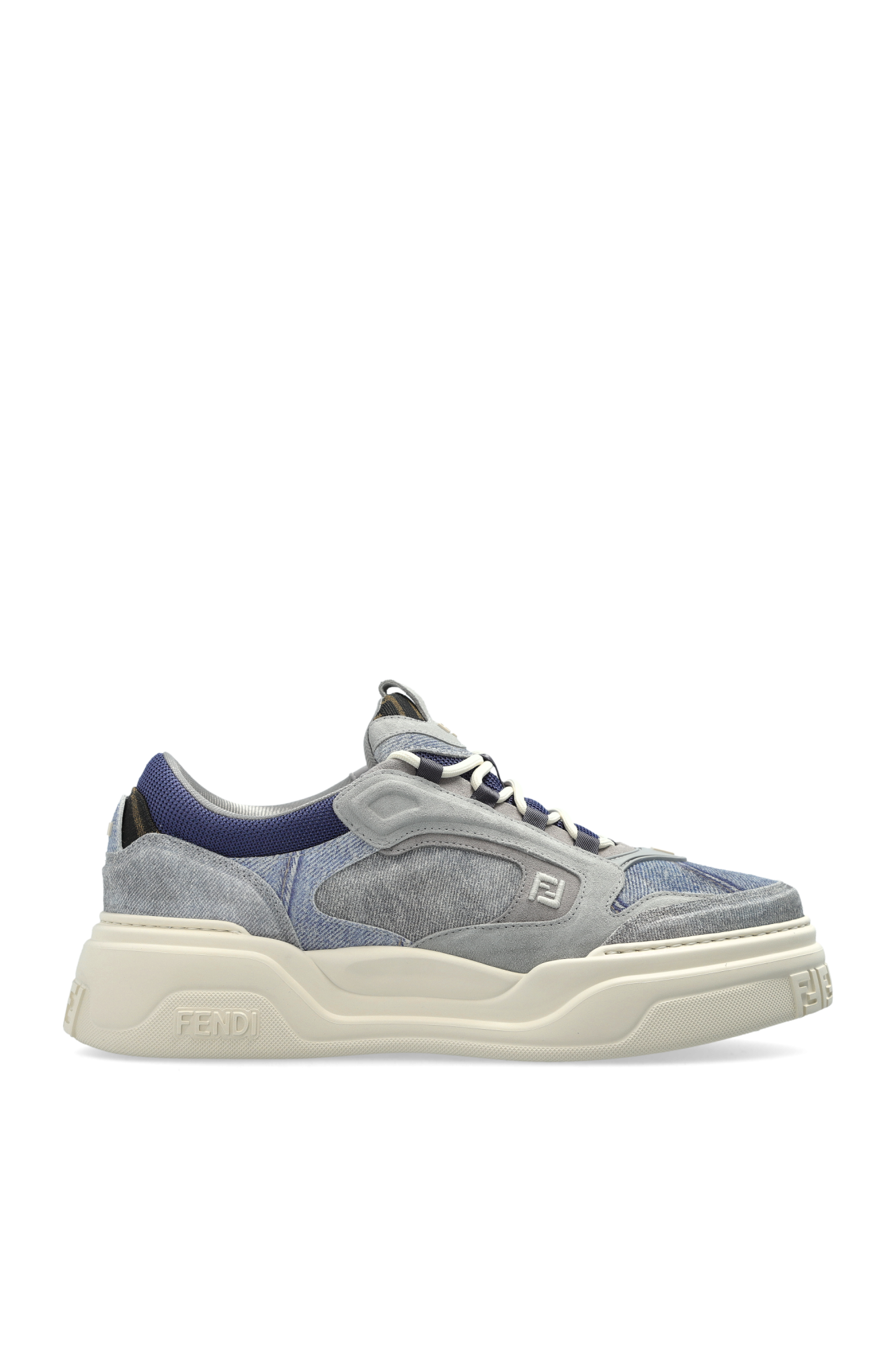 Grey 'Force' sports shoes Fendi - Vitkac Canada